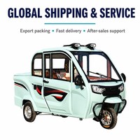 Tricycle Électrique Entièrement Fermé 2026, 3 Roues, 1000W, 60V58A, 4 Places, Cabine Familiale, Vente Directe Usine