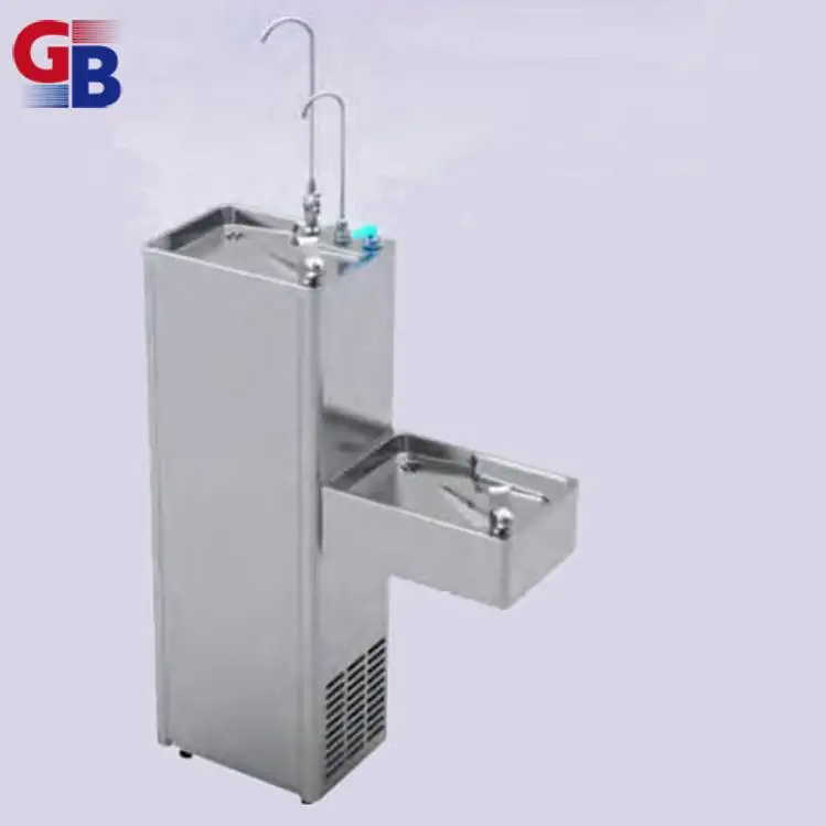 SDF101091 hot selling 304 S.S drinking water coolers with two taps