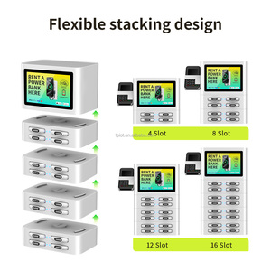 Estación de Carga de Baterías Portátiles Apilable de 8 Ranuras, Máquina Expendedora para Cargar Mi Teléfono Cerca de <span class=keywords><strong>Mí</strong></span> - Product Image 3