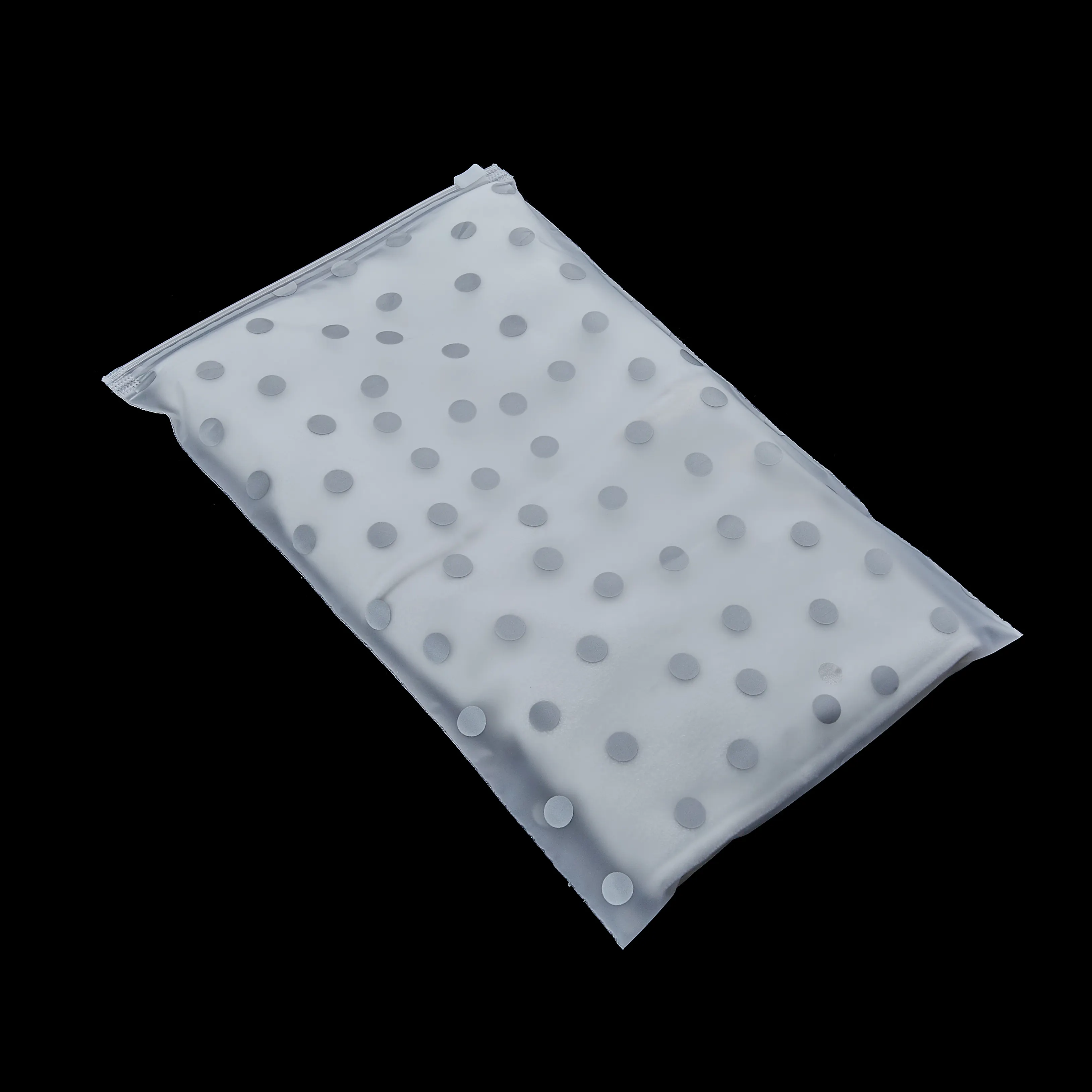 친환경 의류 속옷 양말 포장 비닐 봉투 PE 투명 인쇄 지퍼 가방 로고와 함께