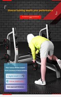 Fourniture directe d'usine équipement de Fitness d'haltérophilie commercial ensemble de supports de presse d'établi d'haltères multifonctionnels