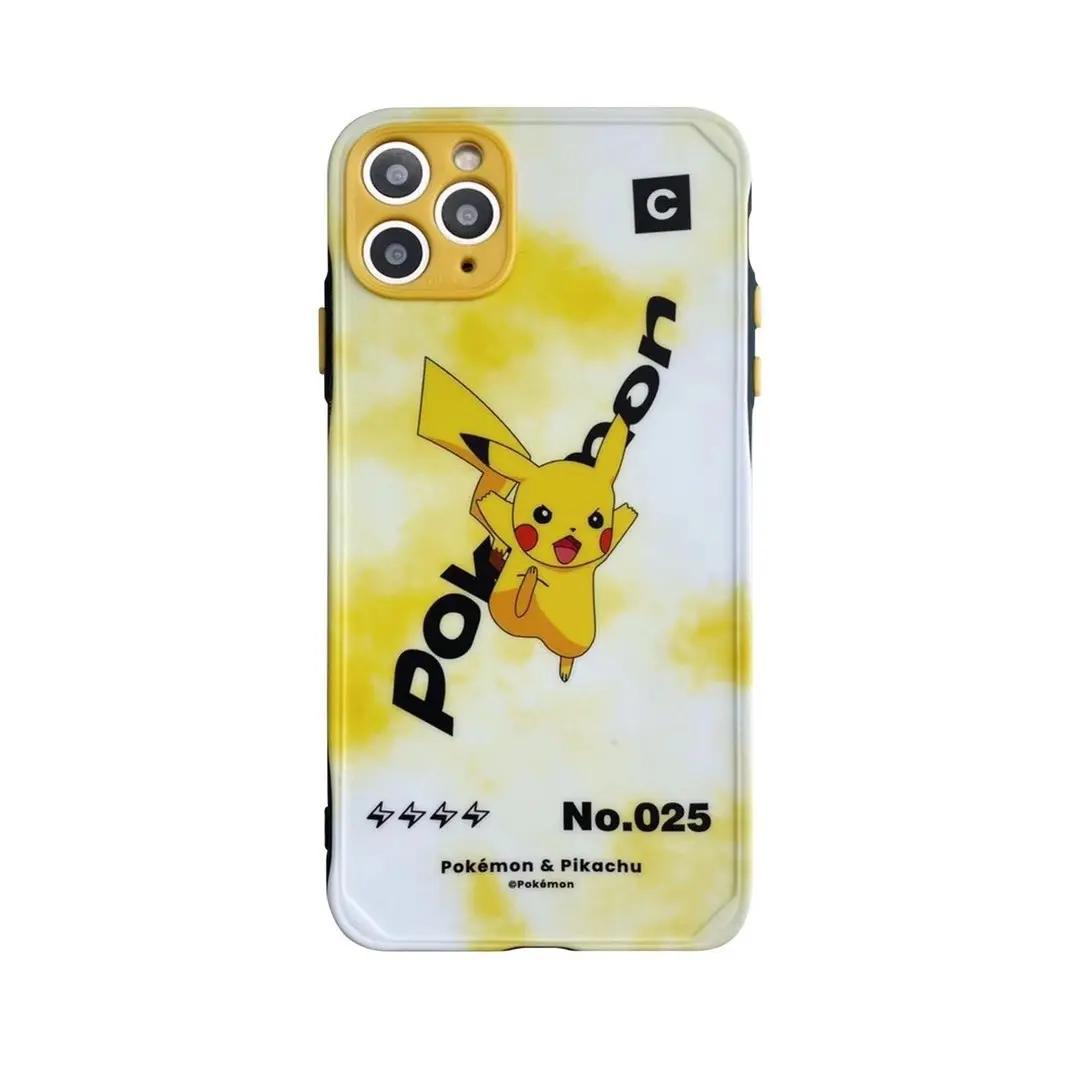 Baru Kartun Pikachu Case Lembut TPU Cover UNTUK iPhone 11 Pro Max Tahan Guncangan Case
