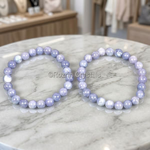 Bracelet en perles de pierres précieuses indiennes - Pierre énergétique, artisanat semi-précieux, inspirant, anti-anxiété, décoration d'intérieur - Product Image 4