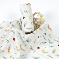 Kangobaby Vente en gros d'emmaillotage en mousseline 70% bambou + 30% coton 2 couches de couverture en gaze douce 120cm * 110cm