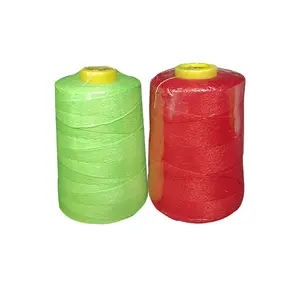 Fil de polyester filé fournisseur en gros 100% fil à coudre en polyester pour machine à coudre