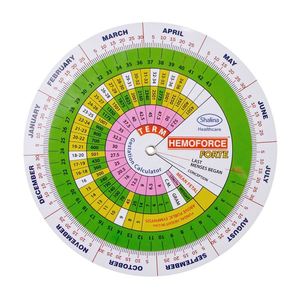 Cintas Métricas Promocionales con Calculadora de Fecha de Parto y IMC Redonda para Uso Médico - Product Image 5