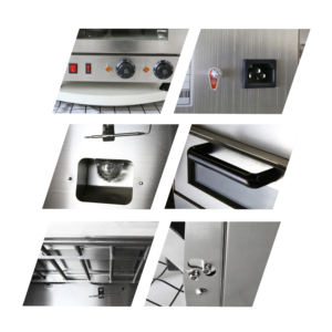 Horno Eléctrico para Pizza de Media Esfera NP-<span class=keywords><strong>11</strong></span>, Horno de Acero Inoxidable para Pizzerías, Restaurantes de Comida Rápida y Pastelerías - Product Image 6