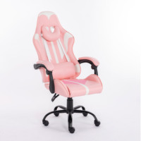 Fabricant de chaises de jeu OEM, chaise de bureau ergonomique inclinable moderne en cuir à dossier haut et réglable