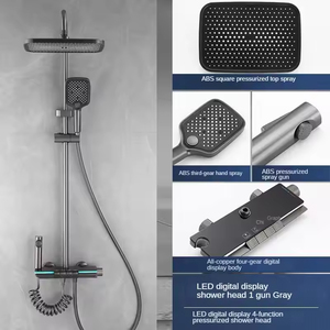 Système <span class=keywords><strong>de</strong></span> <span class=keywords><strong>douche</strong></span> à effet pluie noir <span class=keywords><strong>de</strong></span> qualité supérieure avec pulvérisateur à main ensemble <span class=keywords><strong>de</strong></span> <span class=keywords><strong>douche</strong></span> <span class=keywords><strong>de</strong></span> salle <span class=keywords><strong>de</strong></span> bain à haute pression pour un bain <span class=keywords><strong>de</strong></span> luxe - Product Image 4