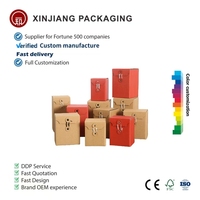 Boîtes en carton ondulé kraft pliables carrées classiques écologiques YZ Wholesale avec impression offset pour l'emballage des tasses