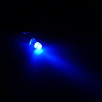 Diodes LED rouge profond 620nm 5mm, angle de vision de 50 degrés, 1200cmd, fabriquées en Chine