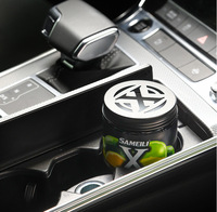 Diffuseur de parfum solide pour voiture Sameili X Air Freshener, aromathérapie longue durée, parfum intense, gel parfumé pour voiture