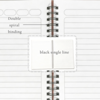 Carnet à spirales personnalisé en usine, écriture confortable, couverture personnalisable pour étudiants