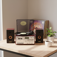 Lecteur de disques vinyles et de cassettes Technics en vente chaude d'usine, lecteur de CD avec CD, cassette, USB, SD, BT, radio et enregistrement