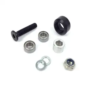 3D Printer Parts Openbuilds Delrin Solid POM Small Wheel Kit with Bearings Shims Spacers Bolts Nuts