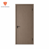 Porte en bois moderne insonorisée Mexin, écologique, avec panneau de cadre, taille personnalisée, porte intérieure pour chambre à coucher, appartement, hôtel