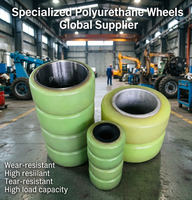 Roue à pneu en polyuréthane (PU) massif avec bande en acier pressée pour chariot élévateur électrique / chariot à bras télescopique – Direct Usine Chine