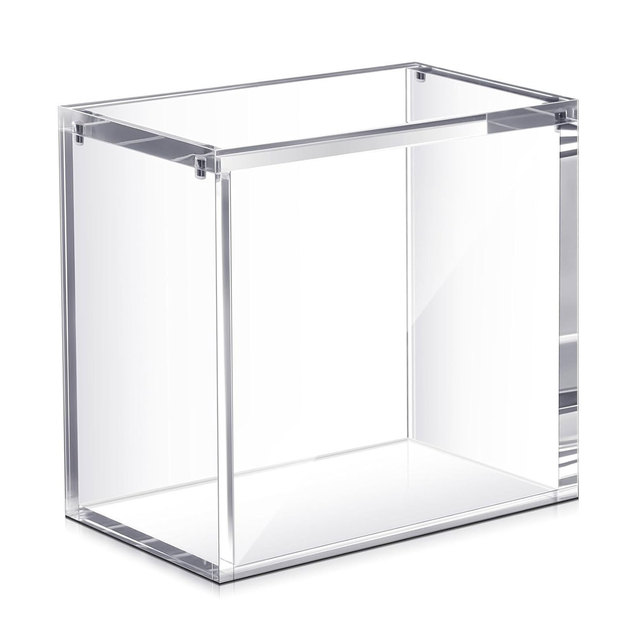 Wholesale Custom Clear Stackable UV Protection Acrylic Game Card TCG ETB Display Box Acrylic Booster Cases With Magnetic Lid