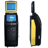 Guichet automatique, borne de paiement libre-service avec impression intégrée, terminal de paiement libre-service tactile, borne de paiement en espèces