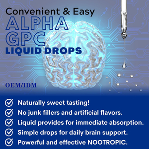 Échantillon gratuit Capsules nootropiques de soutien cérébral Concentration de la mémoire Motivation et énergie Choline liquide Alpha GPC - Product Image 5