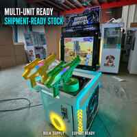 Machine d'arcade de tir à deux pistolets à monnayeur avec écran LCD pour divertissement intérieur des enfants – Simulateur de haute qualité pour deux joueurs