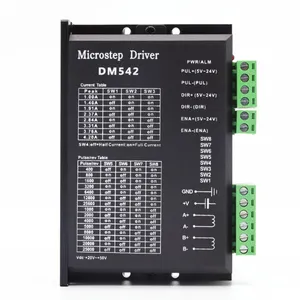 1Pc DM542 Stappenmotor Controller 2-Fase Digitale Stappenmotor Driver 18-48 Vdc Max. 4.2A Voor 57 86 Serie Motor