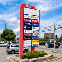 Panneau publicitaire LED personnalisé pour extérieur, panneau de signalisation pour centre commercial, panneau de signalisation pour annuaire multi-utilisateurs
