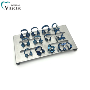 12 Pièces de Pinces à Caoutchouc Dentaire en Acier Inoxydable pour Plateau de Maintien, Clip de Barrière Endodontique et Restauratrice - Product Image 5