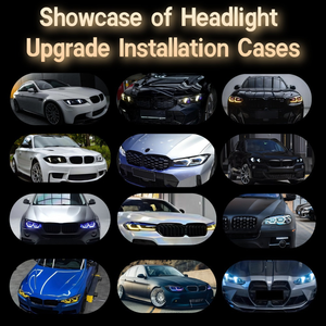 F32 हेडलाइट e71 f22 f30 e90 हेडलाइट कस्टम rgb शैली g20 e60 e92 e87 ई 89 संशोधित दोहरी रंग शैली अपग्रेड स स्टाइल एर्क - Product Image 5