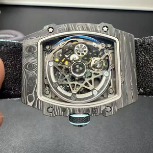 6702 New Carbon Fiber Tonneau <b>Case</b> Mechanical <b>Watch</b> for Men Sapphire Crystal Dial 3BAR Water Resistant ETA Movement - Product Image 5