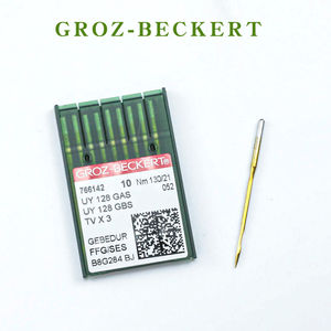 UY128GAS耐熱ゴールドニードル3ニードル5スレッドグロッツマシンニードル - Product Image 3