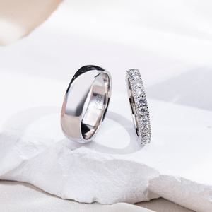 แหวนเพชรเลี้ยงในห้องปฏิบัติการ พร้อมใบรับรอง IGI แบบกำหนดเอง เครื่องประดับทอง เงินแท้ 925 รุ่น MSR-1823 - Product Image 2