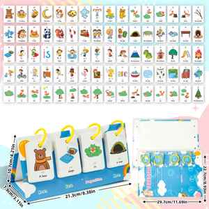 78 Piezas de Materiales Escolares para Jardín de Infancia, Artículos Imprescindibles para el Aula, Materiales de Terapia del Habla, Construcción de Frases para Niños - Product Image 5
