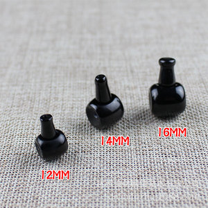 หินอาเกตสีดำรูปพระพุทธรูปสามหน้า อุปกรณ์ทำเครื่องประดับ DIY สำหรับสร้อยข้อมือลูกประคำ ใช้ได้ทั้งชายและหญิง สำหรับพิธีกรรมทางศาสนา ผลิตในจีน - Product Image 5