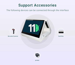 WUXIN Sistema POS All-in-One con Schermo Touch per Ristoranti, Scanner, Registratore di Cassa e Stampante Integrati - Product Image 3