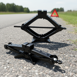 Портативный ручной стальной регулируемый ножничный домкрат 1.5Т для авторемонта и обслуживания автомобилей, настраиваемый под заказ - Product Image 1