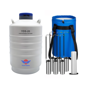 Contenedor LN2 de alta resistencia, contenedor de nitrógeno líquido para crioterapia de gran capacidad de 20L, para inseminación Artificial - Product Image 1