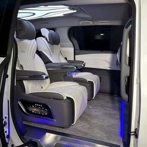 Asiento de Cuero Deportivo y <span class=keywords><strong>Aero</strong></span> de Lujo para Automóvil con Riel Deslizante y Bloqueo de Rotación, Compatible con V-Class/Sprinter - Product Image 6
