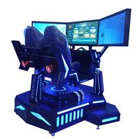 Equipo Comercial de Juego de Conducción Simulada en Realidad Virtual (VR) Dinámico de Tres Ejes y Tres Pantallas para Centros Comerciales, con Más de 700 Juegos de Realidad Virtual