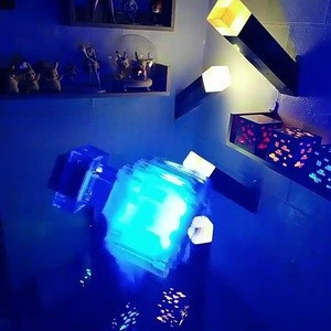 Antorcha de pared recargable por USB, lámpara de noche LED que cambia de Color, luz de ambiente montable de mano, decoración de dormitorio - Product Image 3