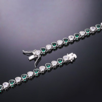 CM JEWELRY En gros Colliers tennis pour femmes en laiton plaqué, personnalisés, de mode raffinée, sertis de zircons