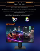 AoGong21.5 22 24 27 32 pouces IPS HDR LED Gamer moniteurs d'affichage sans bordure 144Hz 160Hz 2K/4K LCD moniteur de jeu