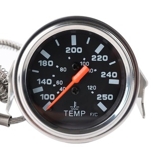 2 Inch <b>12V</b> <b>DC</b> Mechanical Temperature Gauge 52mm Digital Water Temp Gauge for Excavator MM433424 1.8M - Product Image 4