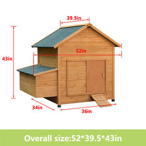 Best Seller açık ahşap hayvan <span class=keywords><strong>Pet</strong></span> malzemeleri Productscages ahşap büyük Run tavuk tavuk evi - Product Image 5
