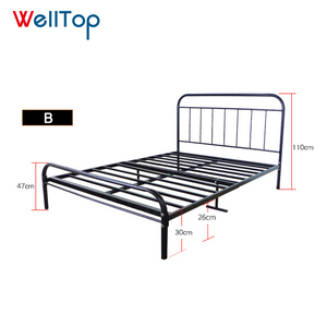 Furniture Easy Assemble <strong>Bed</strong> <strong>Frame</strong> Metal Queen <strong>Platform</strong> <strong>Bed</strong> <strong>Frame</strong> VT-14.018 - Product Image 4