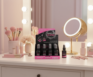 Spray fixateur de maquillage Saniye, anti-décoloration, fini mat, pour tous types de peaux, spray fixateur longue durée - Product Image 2