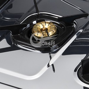 Desain terlaris 3 tungku pembakar kompor Gas dengan penutup kualitas tinggi dengan tutup pembakar kuningan, pembakar besi cor - Product Image 3