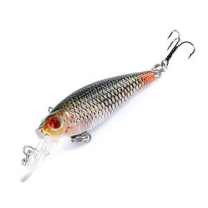 Wobblers Crankbaits 6.5cm/5g leurres Vib en plastique dur appât de poisson vibrant avec hameçon triple - Product Image 4