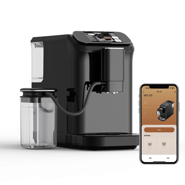 New Tuya APP Home Office Cappuccino Latte Espresso Coffee Maker Super Fully Automatic Coffee Machine