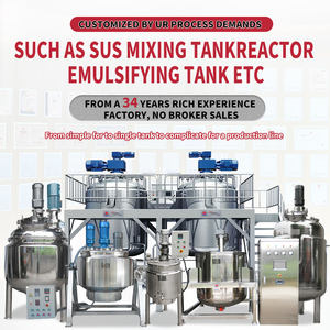 Industriale in acciaio inox dentifricante emulsionante macchina di dispersione 1000lts omogeneizzante reattore di miscelazione per la lozione lavapavimenti - Product Image 6
